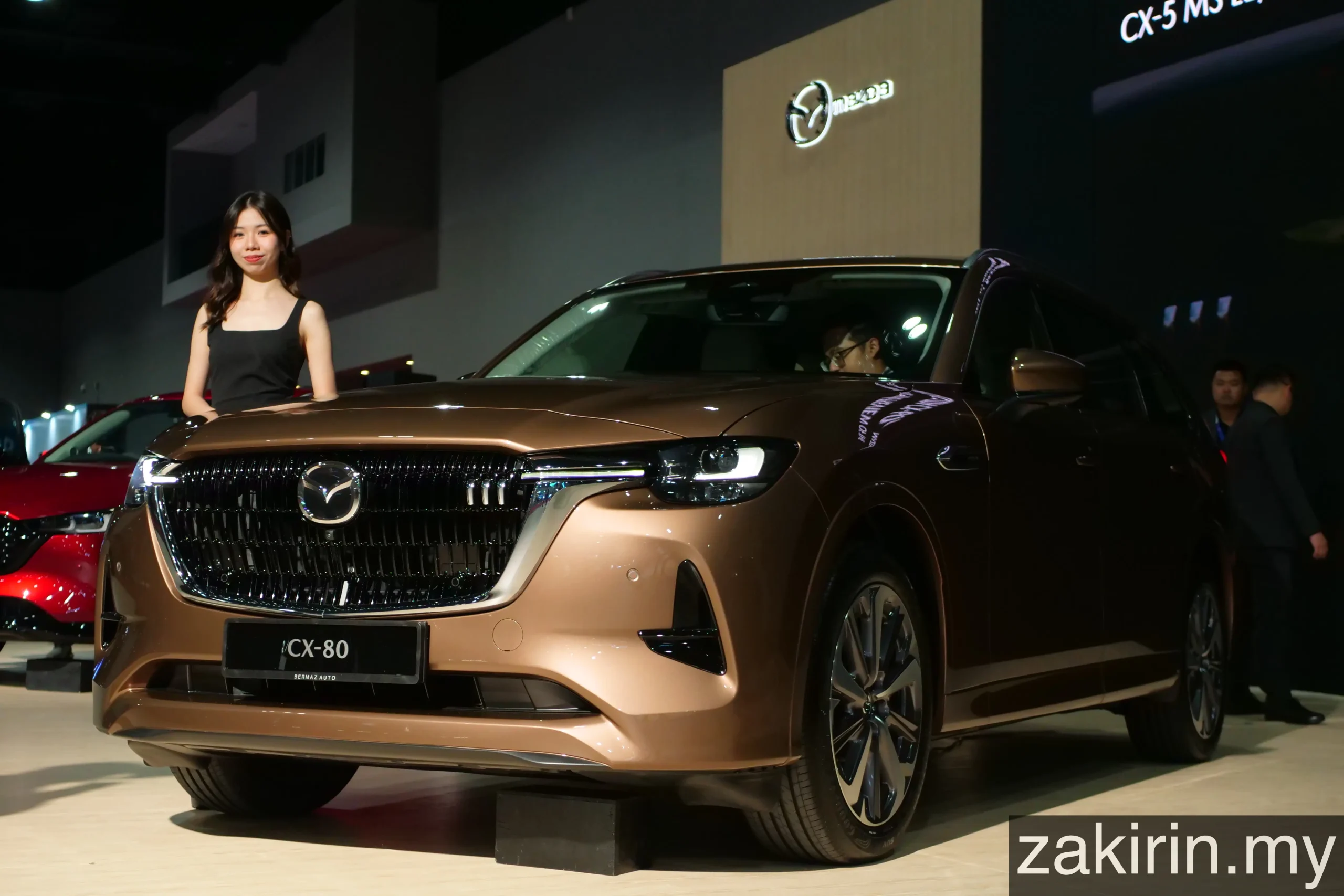 Mazda CX-80 Dilihat Di KLIMS 2024 : 7 Tempat Duduk, 2 Varian, PHEV, 2.5 dan 3.3 Liter