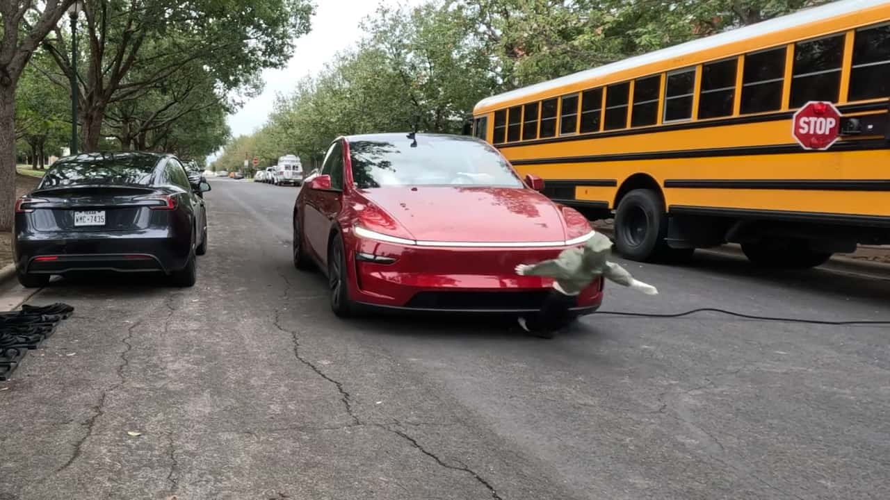 Tesla Robotaxi Runs Over Child Dummy in Demo Gone Wrong