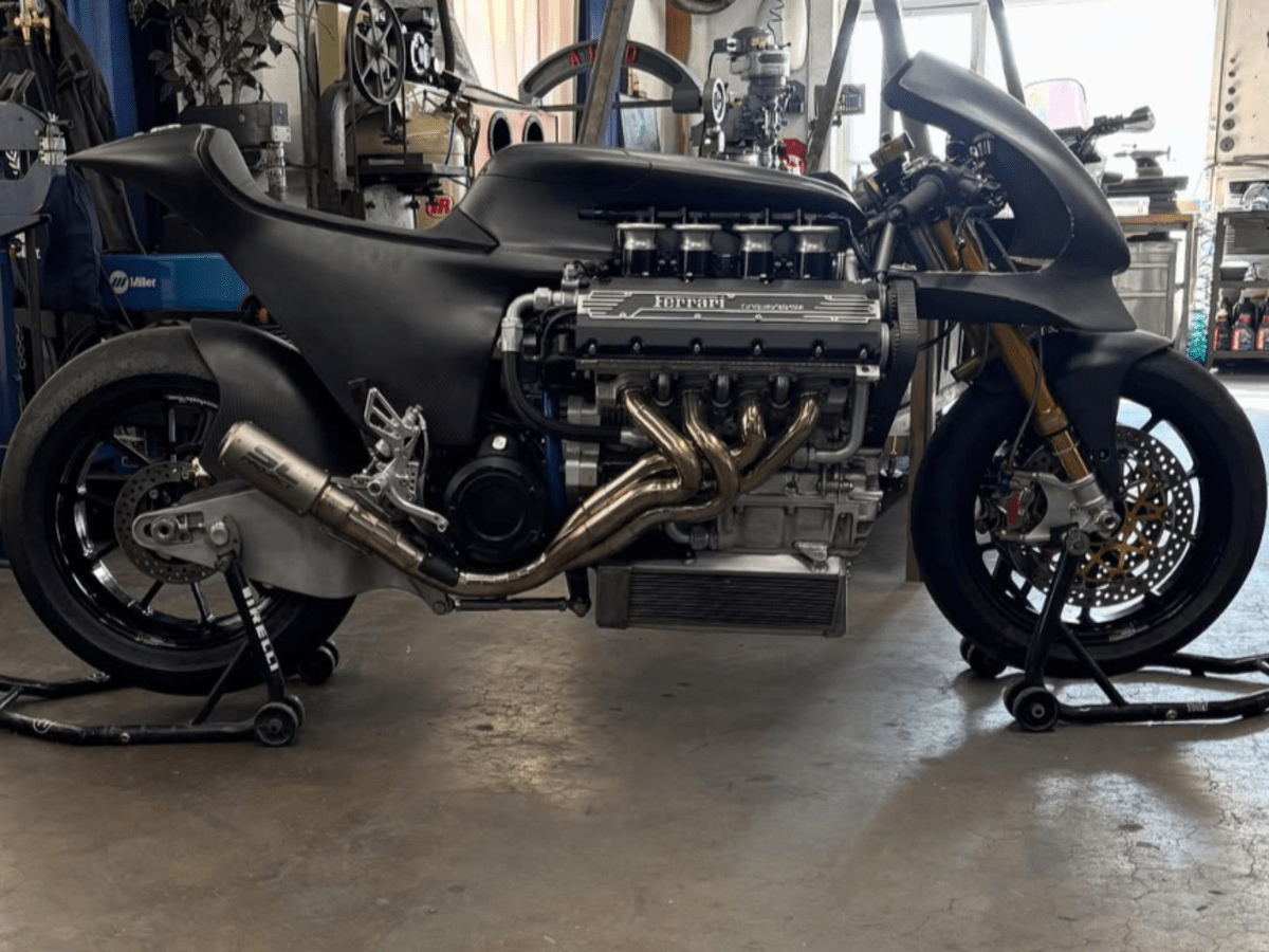 This Motorcycle Has a Ferrari Soul