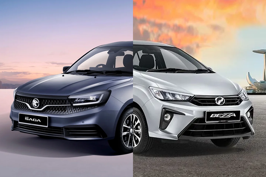 Perodua Bezza 1.0L G Auto vs Proton Saga 1.3L Standard A/T — Specification Comparison