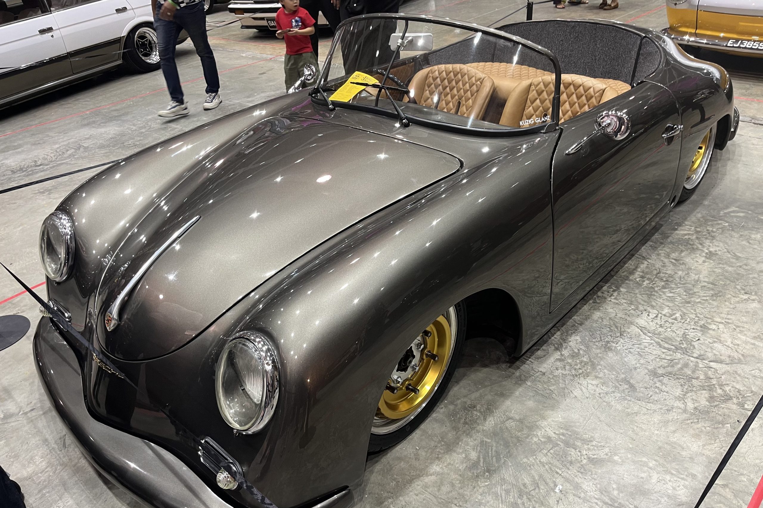 Slammed Perfection: Custom Porsche 356 Speedster Turns Heads at Art of Speed