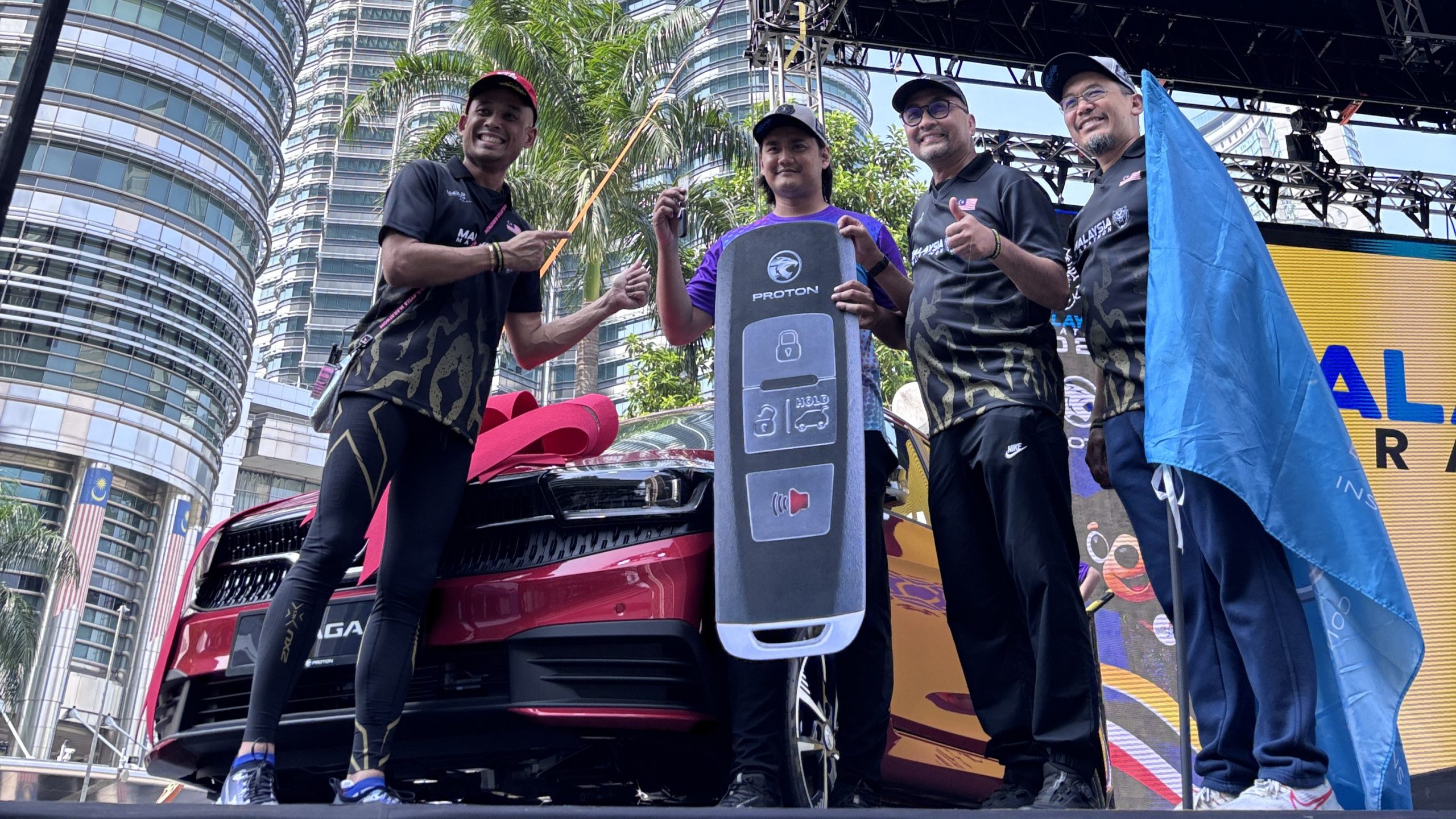 All-New Proton Saga Showcased as Lead Car at Malaysia Marathon 2026, Key Specs and AMA Platform Confirmed