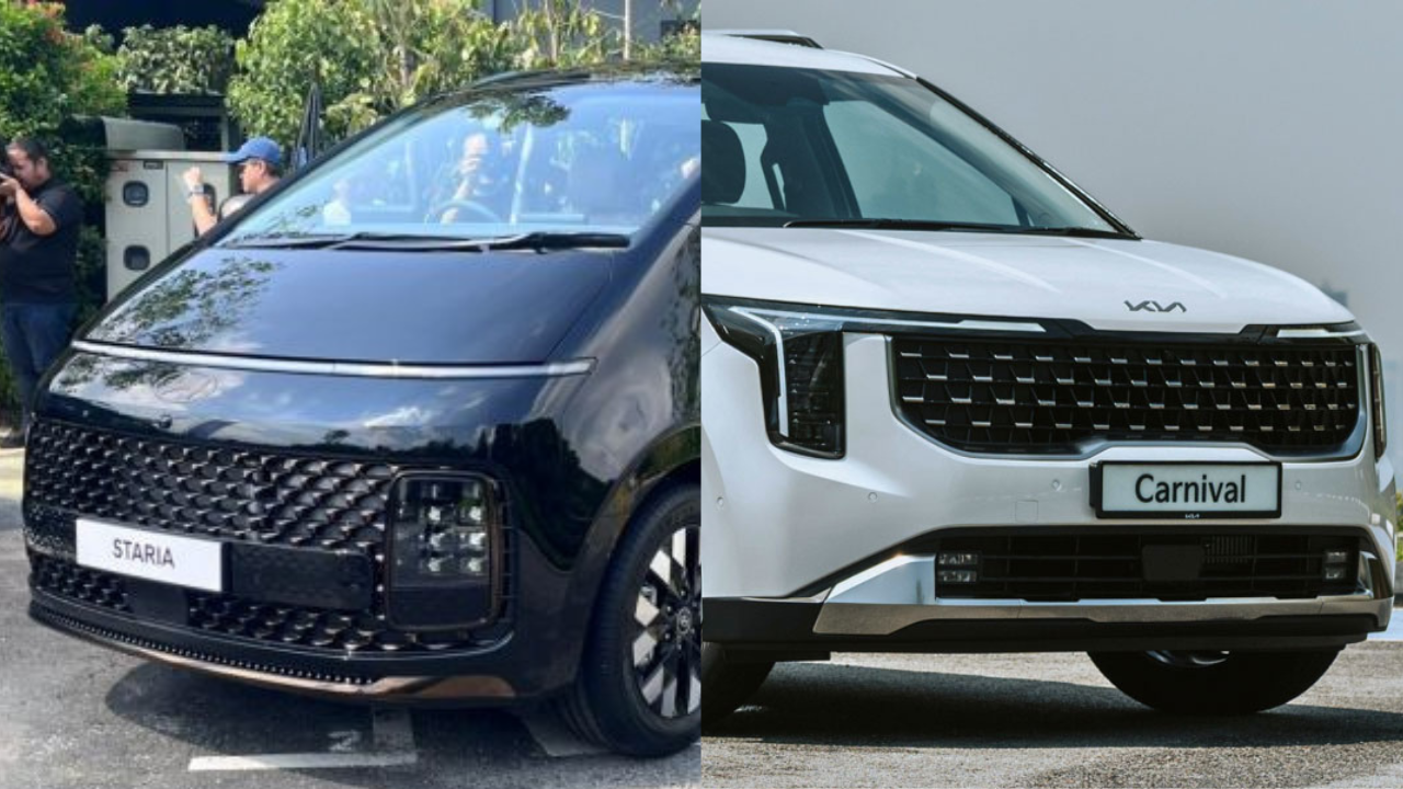 Hyundai Staria Prestige 7-Seater vs Kia Carnival 7-Seater Specification Comparison