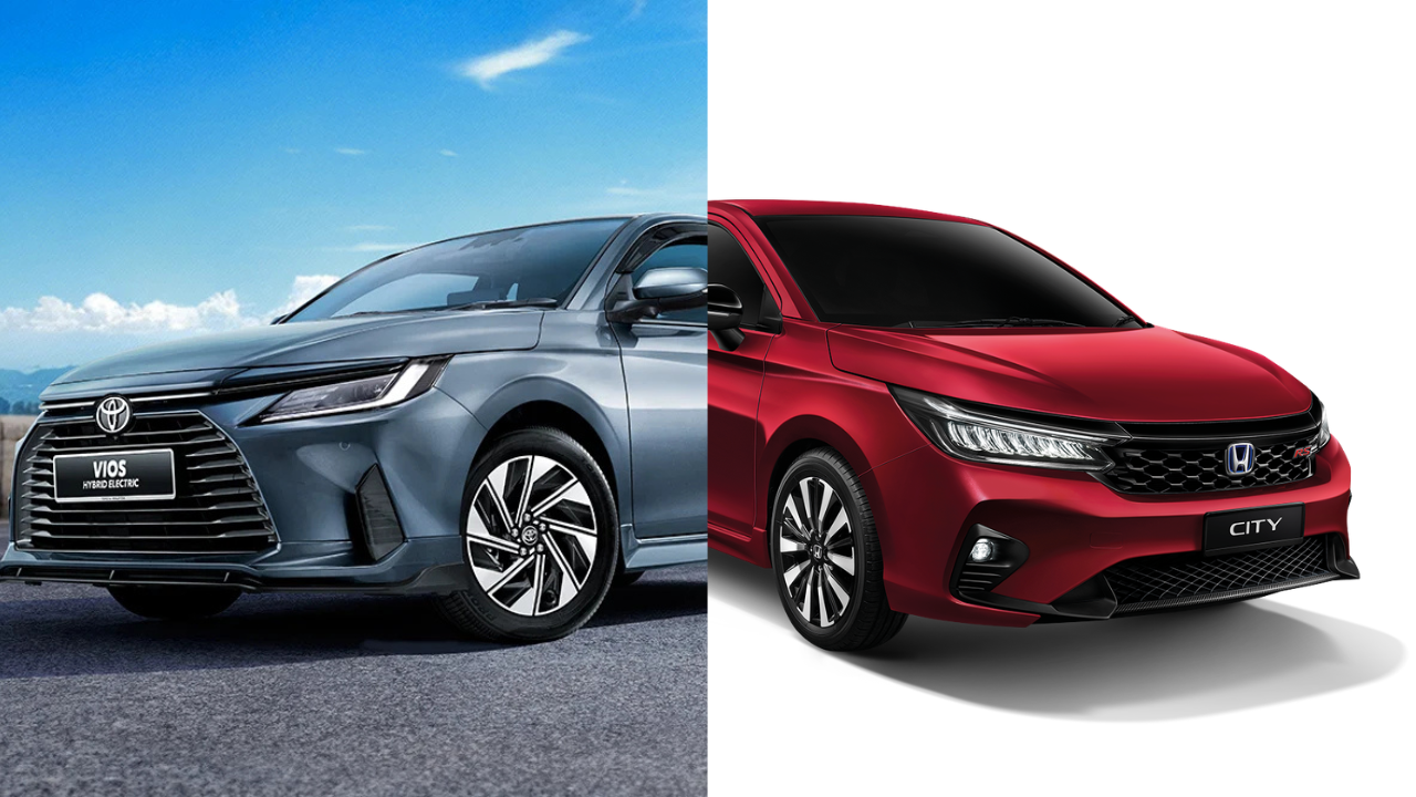 Toyota Vios 1.5E vs Honda City 1.5S Specification Comparison