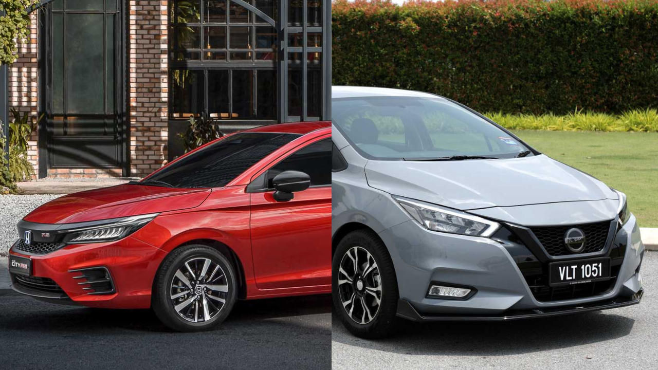 Honda City vs Nissan Almera Specification Comparison