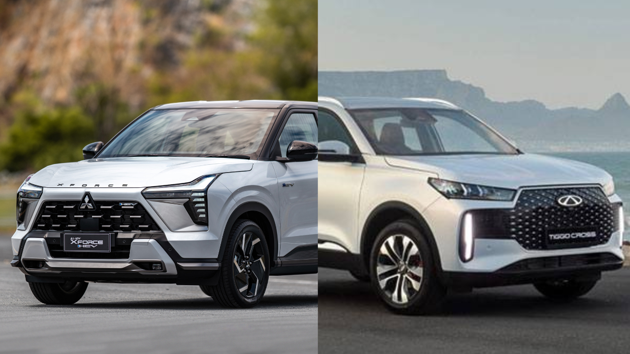 Mitsubishi Xforce vs Chery Omoda 5 vs Chery Tiggo Cross Specification Comparison
