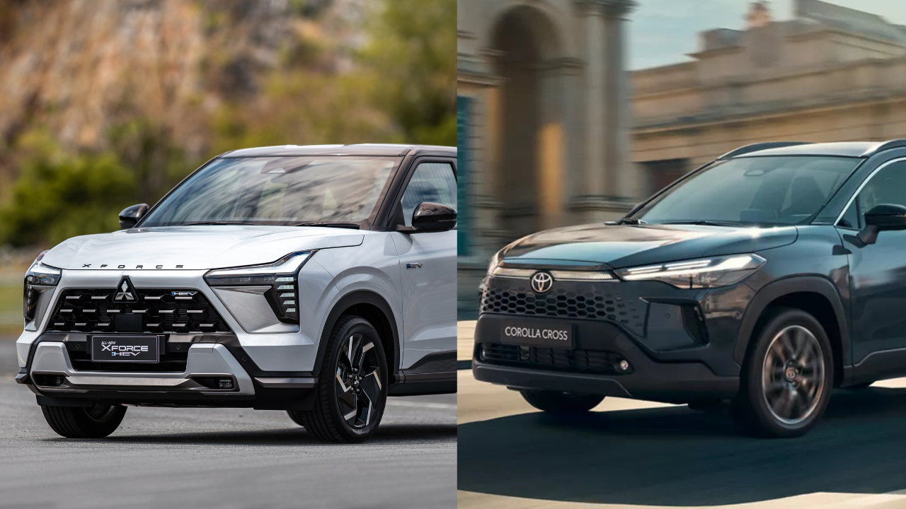 Mitsubishi Xforce vs Toyota Corolla Cross Specification Comparison