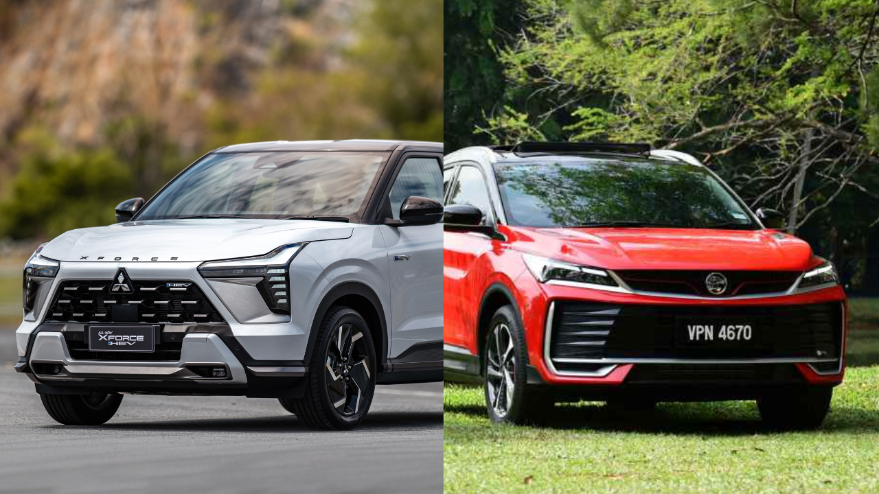Mitsubishi Xforce vs Proton X50 Specification Comparison