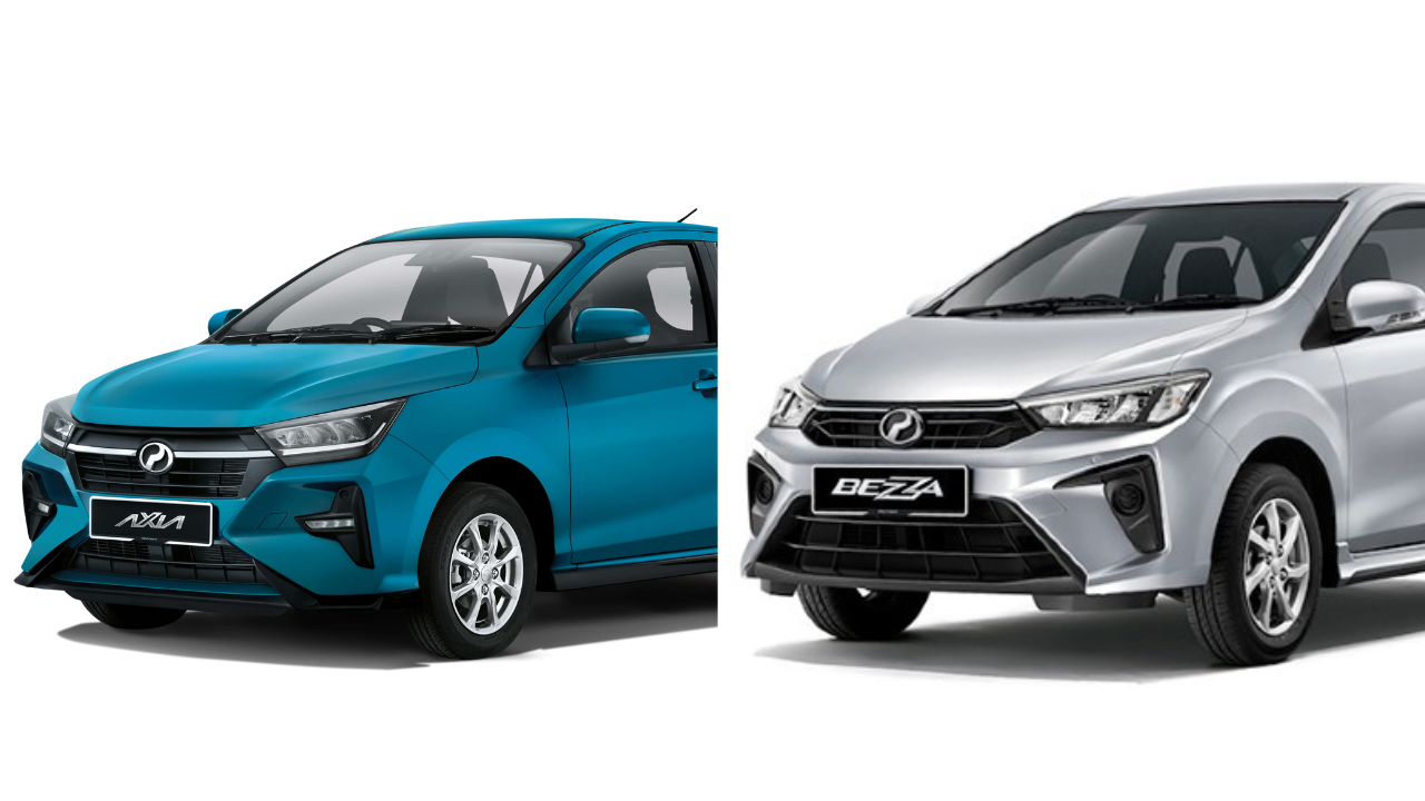 Perodua Axia vs Perodua Bezza 1.3 Specification Comparison