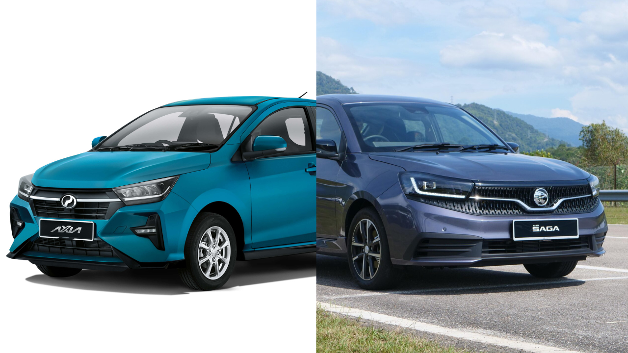 Perodua Axia vs Proton Saga 1.5 i-GT Specification Comparison