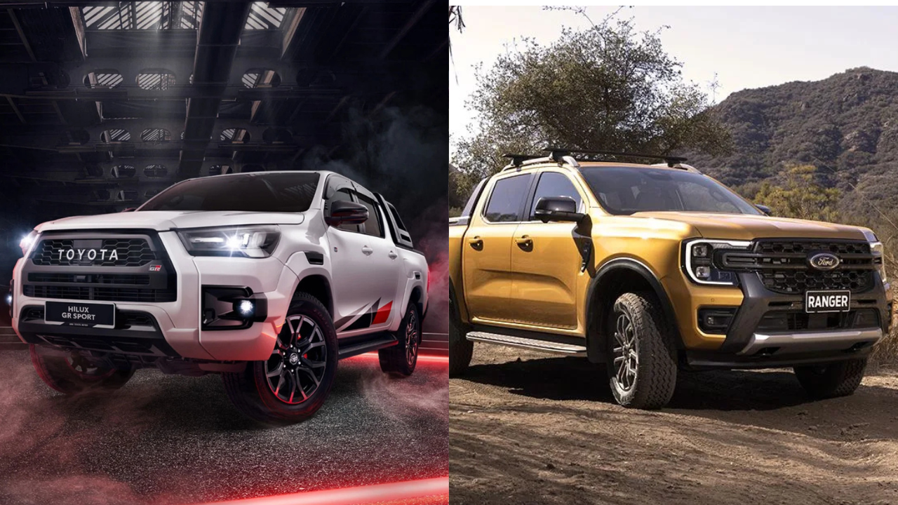 Toyota Hilux 2.8 GR Sport vs Ford Ranger Full-Spec (Platinum 3.0 V6 / Raptor 3.0 V6) Specification Comparison