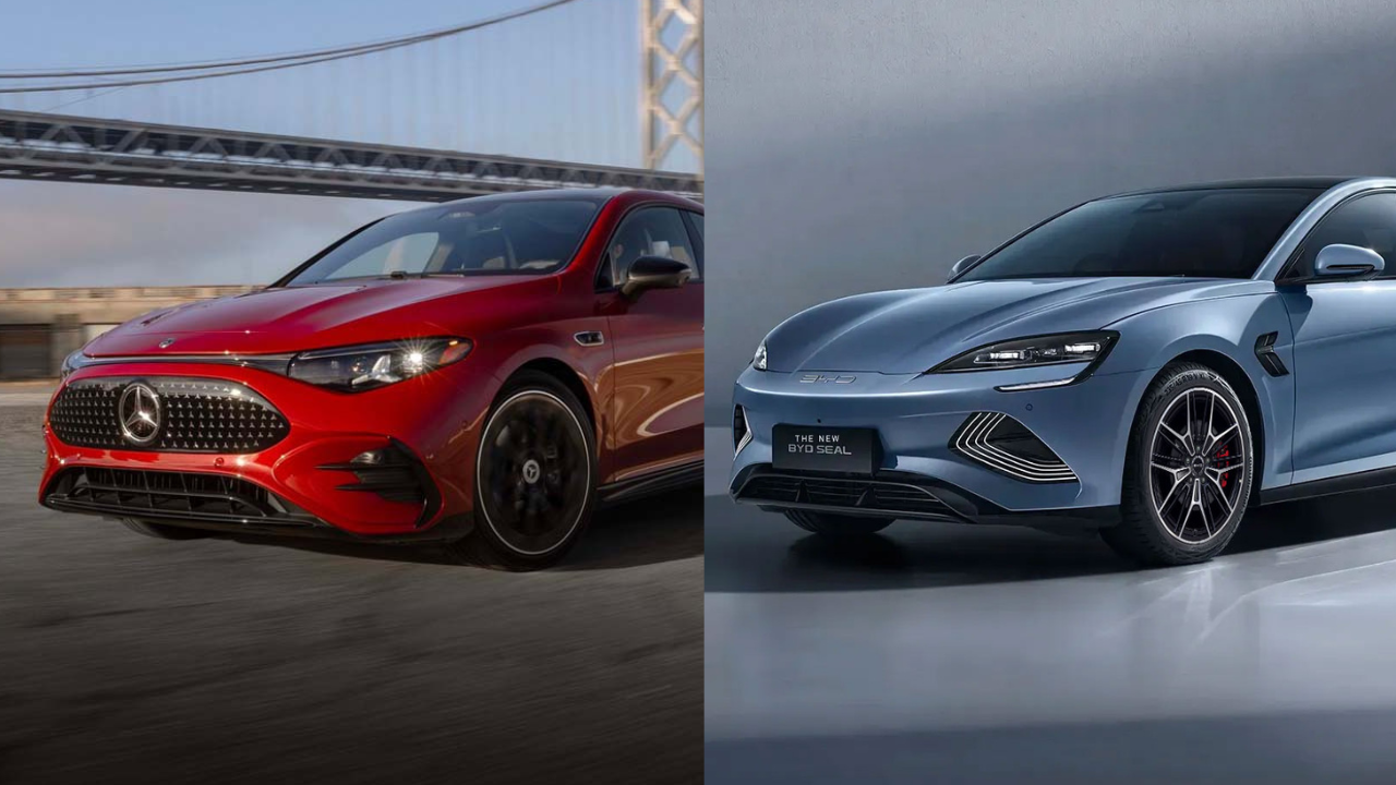 Mercedes-Benz CLA 250+ with EQ Technology vs BYD Seal Performance AWD Specification Comparison
