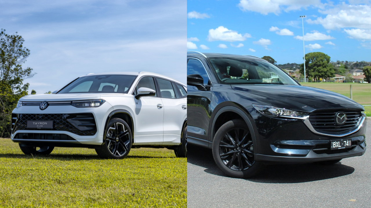 Volkswagen Tayron R-Line vs Mazda CX-8 2.5 Turbo High Plus AWD Specification Comparison