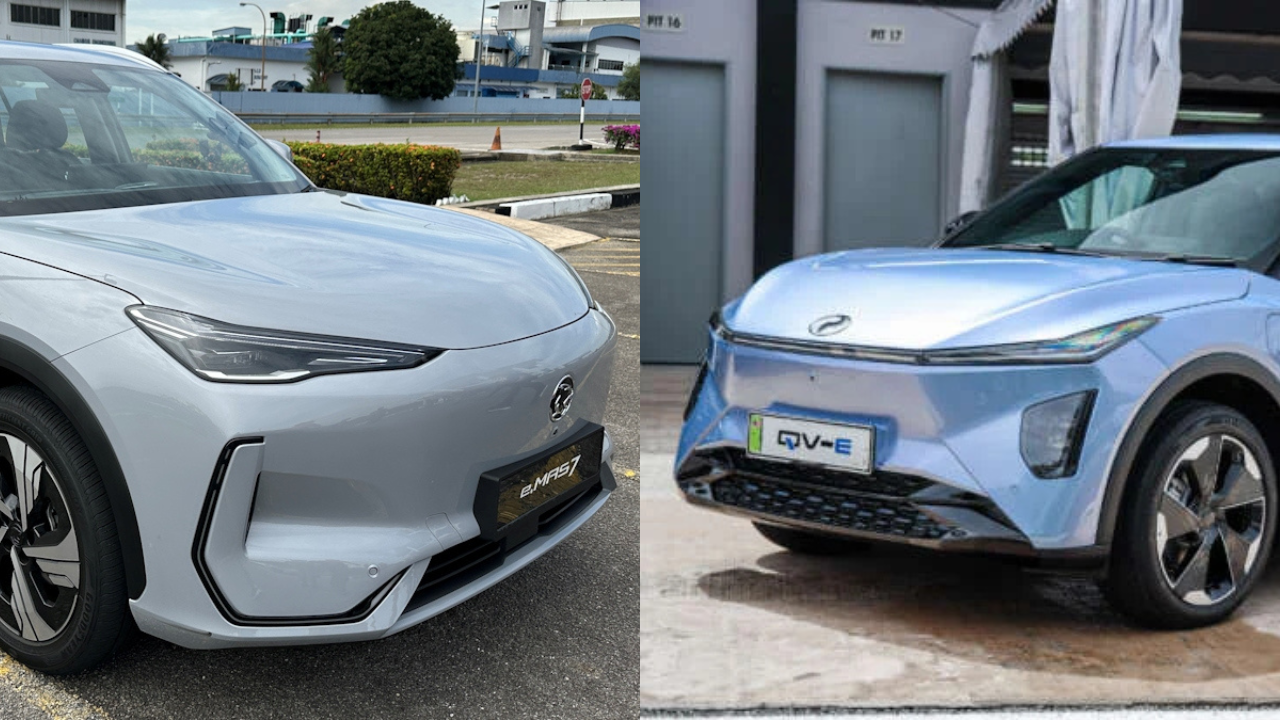 Proton e.MAS 7 Prime vs Perodua QV-E Specification Comparison