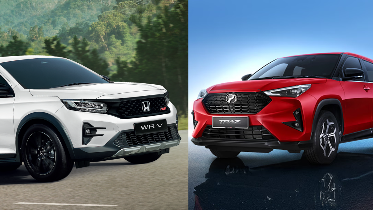 Honda WR-V vs Perodua Traz Specification Comparison